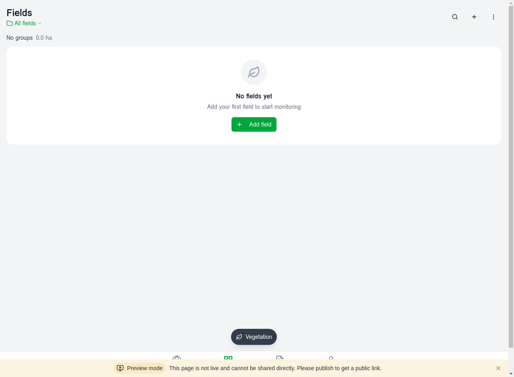 Tablet exibindo assistente agrônomo com insights de saúde do solo
